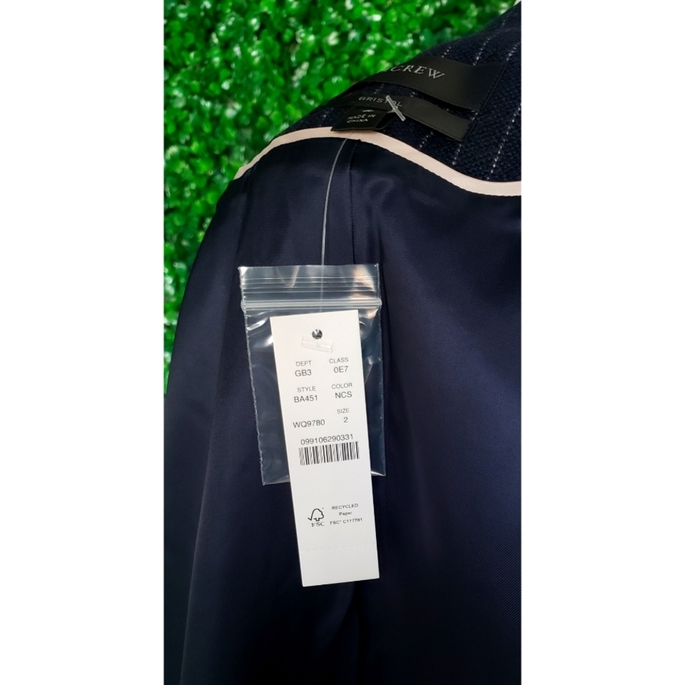 5. J.Crew Bristol blazer in pinstripe English wool - Picture 9 of 11